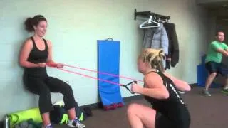 Partner Exercise Ideas with Resistance Bands : Butt, Legs, Core, and Cardio