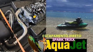Sea-Doo Spark Trixx 2up Escape Direto (só o cano) Escapamento esportivo Full Inox AquaJet - #jetski