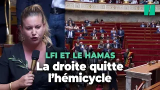 La droite quitte l’Assemblée nationale avant l’intervention de Mathilde Panot