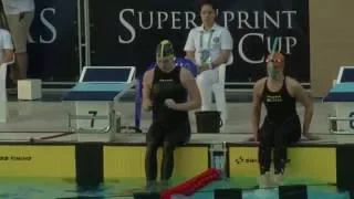 Плавание в ластах, 100 м.  Девушки