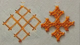 Kutch work - #Method_1 / Gujarati Silai /Stitch/ Sindhi Embroidery Stitch tutorial / Sindhi Taka