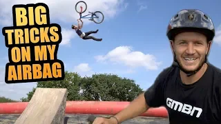 BIG TRICKS ON MY AIRBAG WITH BLAKE SAMSON