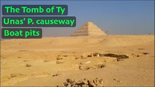 Roaming Sakkara Part 1 - Tomb of Ty - Boat pit - Unas's Valley temple causeway