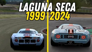 Gran Turismo 2 vs Gran Turismo 7 - Laguna Seca Raceway Comparison [4K 60FPS Gameplay]