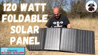 Off Grid Solar Power | Raddy 120 Watt Foldable Solar Panel