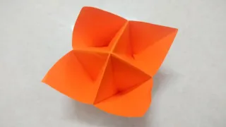 How to make a 4 Cup, Fortune Cup, Origami