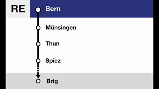 BLS Ansagen » RE "Lötschberger" Bern — Brig (2022) | SLBahnen