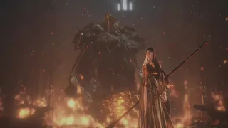 Dark Souls 3 - Ashes of Ariandel DLC - Sister Friede & Father Ariandel - Boss Fight + Cutscene