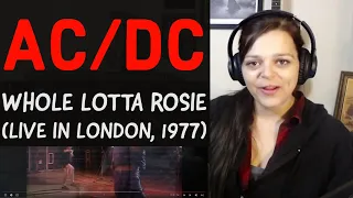 AC/DC  -  "Whole Lotta Rosie"  (London, 1977, Hippodrome Golders Green)  -  REACTION