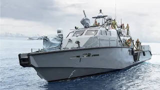 Powerful US Mark VI Patrol Boat in Action