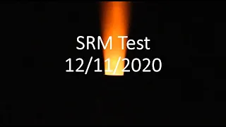 Solid Rocket Motor Test 12/11/2020