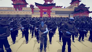 200x SWAT ATTACK SAMURAI CASTLE  - Totally Accurate Battle Simulator TABS