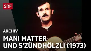 Porträt Berner Chansonnier Mani Matter (1973) | Schweizer Mundart-Liedermacher | SRF Archiv