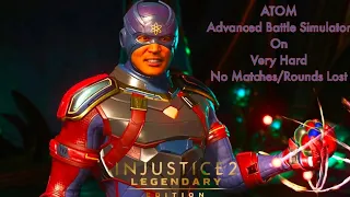 Injustice 2 - Atom Advanced Battle Simulator On Very Hard No Matches Lost/Rounds Lost