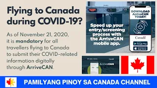 How to use ArriveCAN App // New Requirement to Travel to Canada during COVID-19