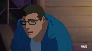 Superman Grieving over Superboy - Young Justice: Phantoms Episode 8