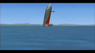 FSX funny airbus crash.