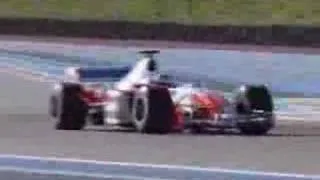Toyota F1 Testing.
