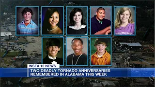 Two deadly tornado anniversaries remembered in Alabama this week