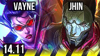 VAYNE & Seraphine vs JHIN & Teemo (ADC) | 9/3/10, 500+ games | EUW Master | 14.11