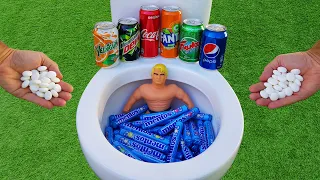 Stretch Armstrong VS Mentos Cola, Fanta, Mtn Dew, Fruko, Pepsi, Yedigün and Mentos Underground