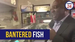 WATCH: Ramaphosa makes surprise stop for Cape Town fish and chips