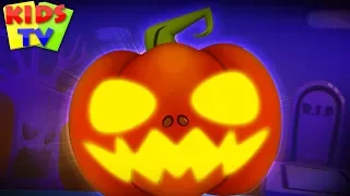 Scary Pumpkin | Little Eddie Cartoons | Halloween Songs for Children