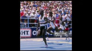 Ben  Johnson  vs  Car l Lewis 100m ( Meeting at San José Bruce Jenner's Bud Light Classic 86 )