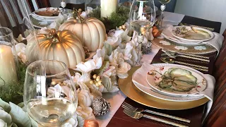 DIY Fall Tablescape - 2017 Fall Home Tour Part 3