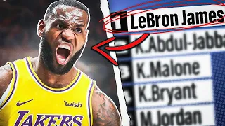 Here's the 73 Different NBA Records LeBron James Currently Holds