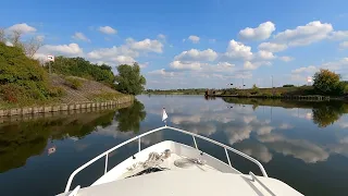 Eisenhüttenstadt OT Fürstenberg (Oder) - Fahrt durch den „Fürstenberger Außensee“ (Oder-Spree-Kanal)