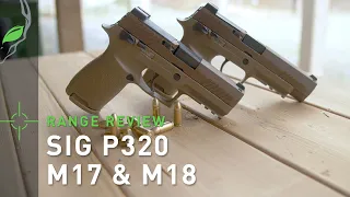 Sig M17 vs M18 9mm Pistols