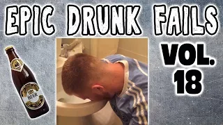 DRUNK FAIL COMPILATION VOL 18: EPIC FROZEN LAKE CHALLENGE! ICE BATH! DRUNK PEOPLE DOING THINGS