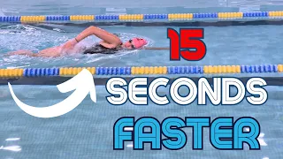 Swim faster freestyle guaranteed with these 2 tips