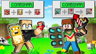 ¡Minecraft PERO podemos COMBINAR CUALQUIER OBJETO! 😲💥 SILVIOGAMER MINECRAFT PERO