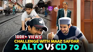 @MaazSafderWorld ny btaya apni 2 ALTO ka Raaz 🤔 MAAZ vs DOOGSLIFE || alto vs CD70 😂😂