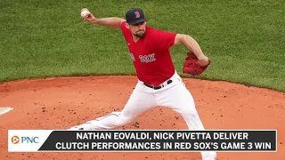 Nathan Eovaldi, Nick Pivetta Deliver Clutch Performances In Red Sox’s Game 3 Win