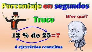 Trucazo para sacar porcentaje en segundos y sin calculadora | En menos de 5 segundos | #quidimat