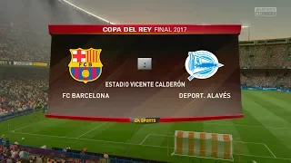 Copa del Rey Final 2017: FC Barcelona - Deportivo Alavés (3:1)