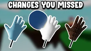 4 Changes YOU MISSED In The Sparky Glove Update | Roblox Slap Battles