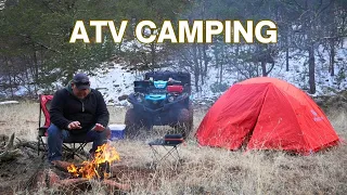 Backcountry ATV Camping: Muddy Trails & Relaxing Night of Camping