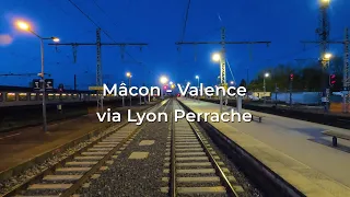 [CAB RIDE] Mâcon - Valence via Lyon Perrache 4K