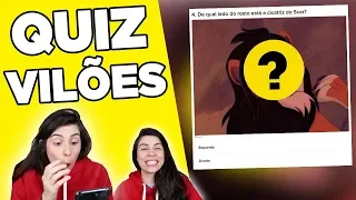 DESAFIO SOBRE VILÕES DA DISNEY!