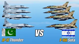 4 Israeli F-16I Sufa vs 4 Pakistan JF-17 Thunder - DCS WORLD