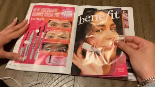 💕 ASMR ~ Skimming through Crinkly Ulta Magazine | Water damaged magazine | Crinkles | No Talking