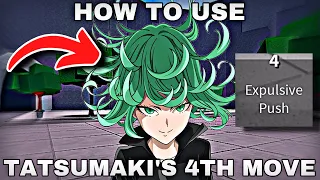 HOW TO Use TATSUMAKI’S 4th Move ON MOBILE. [Strongest Battlegrounds]