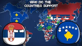 WHO DO THE COUNTRIES SUPPORT? Serbia or Kosovo?  Alternative Mapping P19