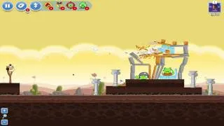 Angry Birds | Poached Eggs Level 54 (3-12) - 3 Star Tutorial