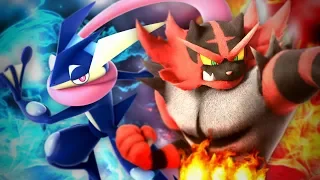 Greninja vs Incineroar. Epic Rap Battles of Pokemon #21.