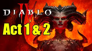 Diablo 4 [Walkthrough Part 1: Act 1 & Act 2] Xbox Series X Gameplay [Necromancer]